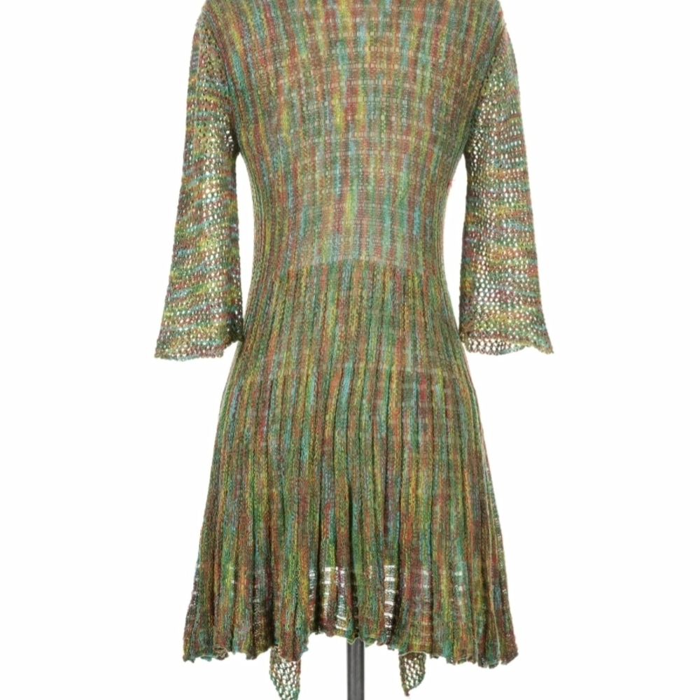 Multicolor Open-Front Cardigan- Size M/L - Picture 4 of 7